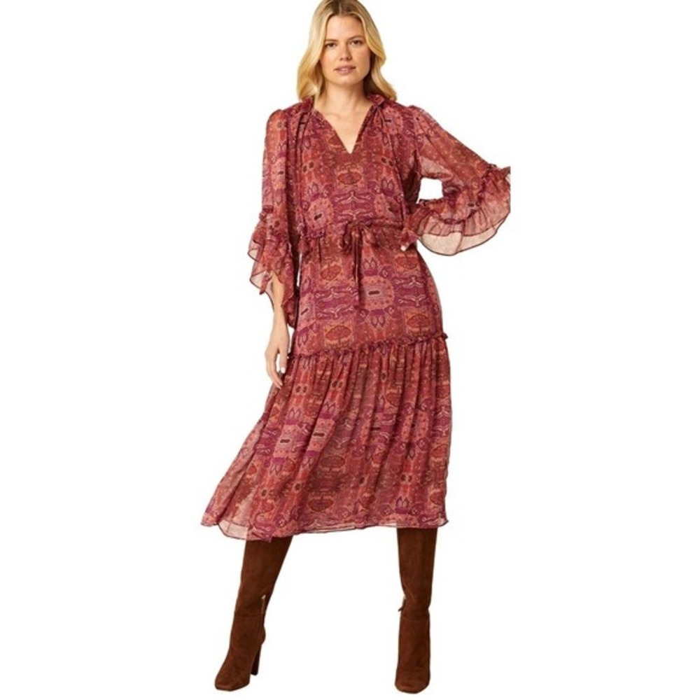 MISA Los Angeles MARCELE DRESS‎ - SEPTIMA TAPESTRY Size M Oversized
